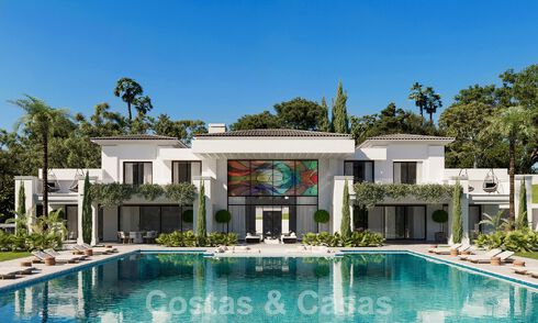 Villa neuve à vendre avec vue imprenable sur le golf de Los Flamingos à Marbella - Benahavis 52145