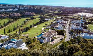 Villa neuve à vendre avec vue imprenable sur le golf de Los Flamingos à Marbella - Benahavis 52146 
