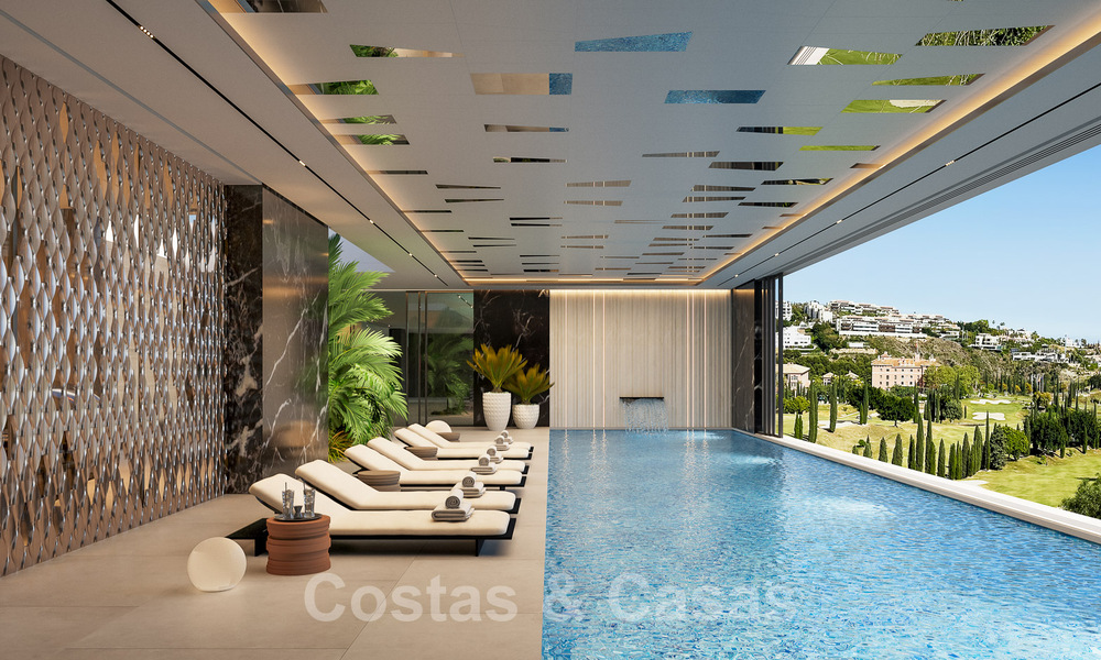 Villa neuve à vendre avec vue imprenable sur le golf de Los Flamingos à Marbella - Benahavis 52154