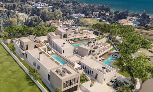 3 Nouvelles villas design à vendre à deux pas du terrain de golf dans un complexe de luxe à Mijas, Costa del Sol 53544