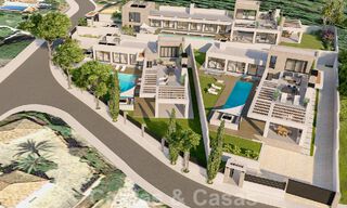3 Nouvelles villas design à vendre à deux pas du terrain de golf dans un complexe de luxe à Mijas, Costa del Sol 53545 
