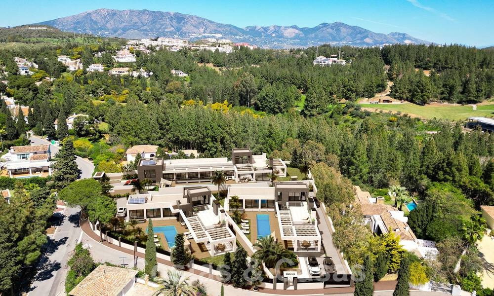 3 Nouvelles villas design à vendre à deux pas du terrain de golf dans un complexe de luxe à Mijas, Costa del Sol 53546