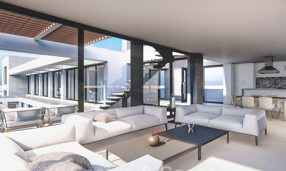 3 Nouvelles villas design à vendre à deux pas du terrain de golf dans un complexe de luxe à Mijas, Costa del Sol 53553