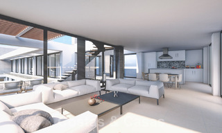 3 Nouvelles villas design à vendre à deux pas du terrain de golf dans un complexe de luxe à Mijas, Costa del Sol 53554 