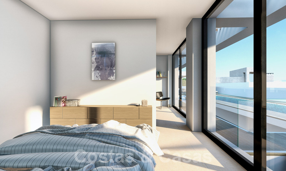 3 Nouvelles villas design à vendre à deux pas du terrain de golf dans un complexe de luxe à Mijas, Costa del Sol 53556
