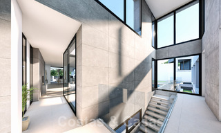 3 Nouvelles villas design à vendre à deux pas du terrain de golf dans un complexe de luxe à Mijas, Costa del Sol 53558 