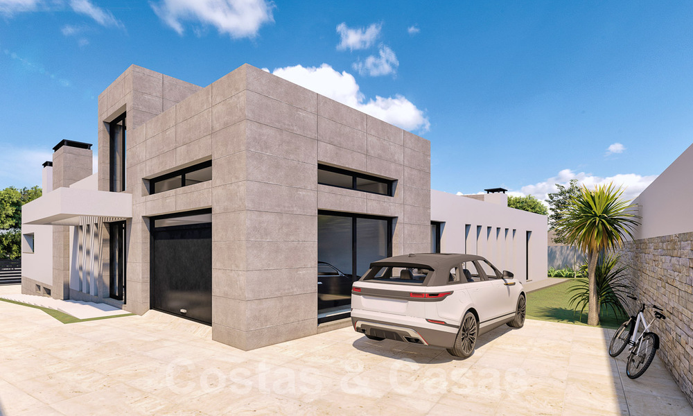 3 Nouvelles villas design à vendre à deux pas du terrain de golf dans un complexe de luxe à Mijas, Costa del Sol 53563
