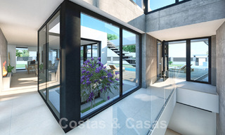 3 Nouvelles villas design à vendre à deux pas du terrain de golf dans un complexe de luxe à Mijas, Costa del Sol 53568 