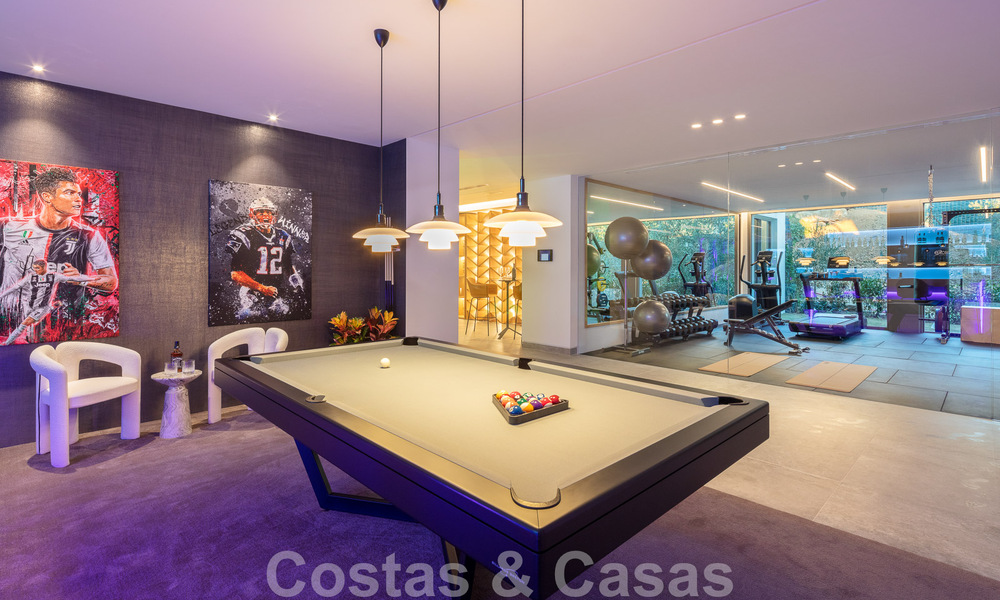 Prête à emménager. Villa neuve exclusive avec vue imprenable sur la mer à vendre, située dans une communauté fermée à La Quinta, Marbella - Benahavis 51859