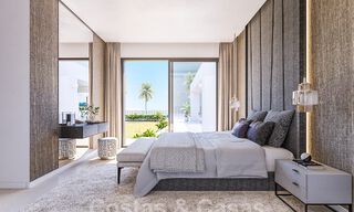 Terrain + projet de construction exclusif à vendre pour une nouvelle villa design sur le Nouveau Golden Mile à Marbella - Estepona 52793 
