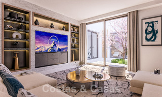 Terrain + projet de construction exclusif à vendre pour une nouvelle villa design sur le Nouveau Golden Mile à Marbella - Estepona 52796 