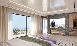 Nouvelle villa de luxe à vendre, en première ligne du golf Los Flamingos à Marbella - Benahavis 52808 