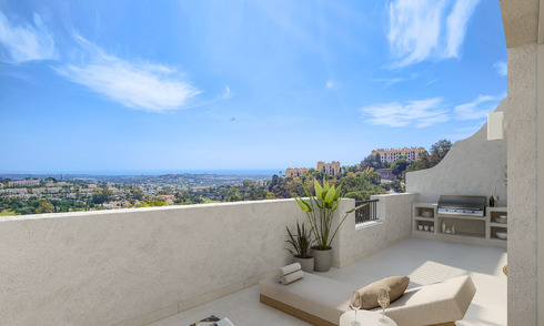Appartement de prestige avec terrasse spacieuse et vues imprenables à vendre à Benahavis - Marbella 53954