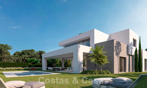 Nouvelles villas contemporaines de luxe à vendre dans un complexe de golf 5 étoiles à Mijas, Costa del Sol 53386