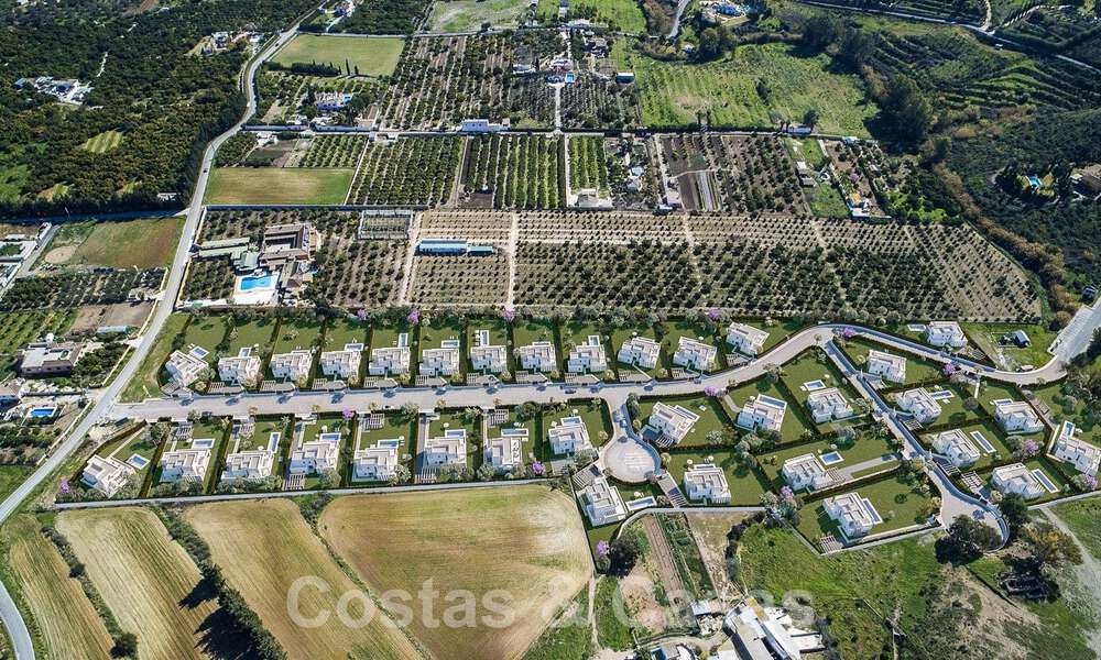 Nouvelles villas contemporaines de luxe à vendre dans un complexe de golf 5 étoiles à Mijas, Costa del Sol 53391