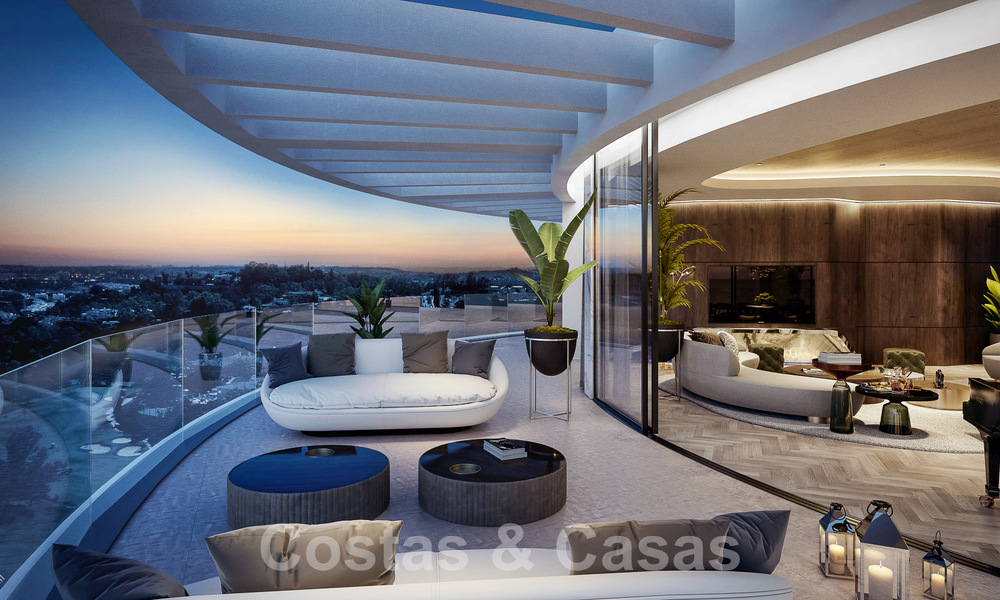3 nouvelles unités! Appartements de luxe à vendre avec vue à 300° sur la mer, le golf et les montagnes à Benahavis - Marbella 53428