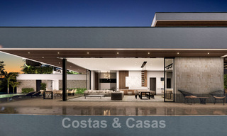 Villa de luxe d'avant-garde au design ultra moderne à vendre avec vue imprenable sur la mer et les montagnes à Benahavis - Marbella 52065 