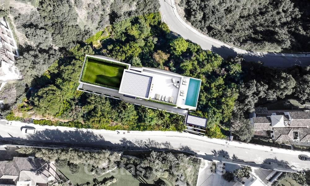 Villa de luxe d'avant-garde au design ultra moderne à vendre avec vue imprenable sur la mer et les montagnes à Benahavis - Marbella 52071