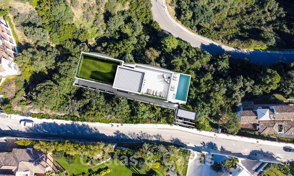 Villa de luxe d'avant-garde au design ultra moderne à vendre avec vue imprenable sur la mer et les montagnes à Benahavis - Marbella 52072
