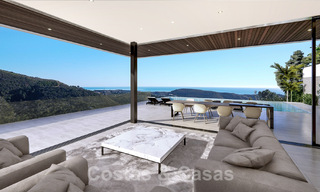 Villa de luxe d'avant-garde au design ultra moderne à vendre avec vue imprenable sur la mer et les montagnes à Benahavis - Marbella 52073 