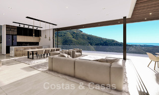 Villa de luxe d'avant-garde au design ultra moderne à vendre avec vue imprenable sur la mer et les montagnes à Benahavis - Marbella 52074 