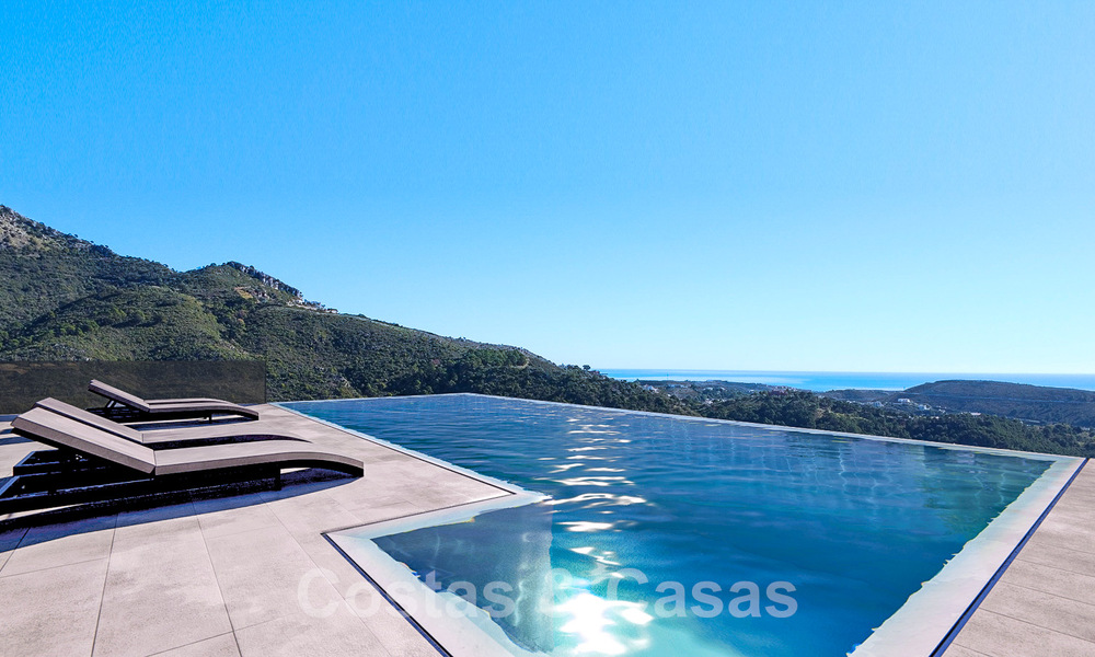 Villa de luxe d'avant-garde au design ultra moderne à vendre avec vue imprenable sur la mer et les montagnes à Benahavis - Marbella 52078