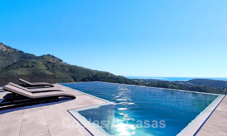 Villa de luxe d'avant-garde au design ultra moderne à vendre avec vue imprenable sur la mer et les montagnes à Benahavis - Marbella 52078 