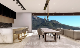 Villa de luxe d'avant-garde au design ultra moderne à vendre avec vue imprenable sur la mer et les montagnes à Benahavis - Marbella 52079 