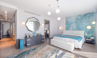 Villa moderne de luxe à vendre avec vue imprenable sur la mer dans un quartier exclusif de Benahavis - Marbella 53374 