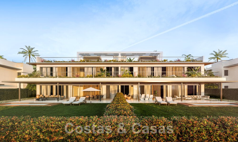 Nouveau projet d'appartements de prestige à vendre avec piscine privée à côté du terrain de golf à East Marbella 52420