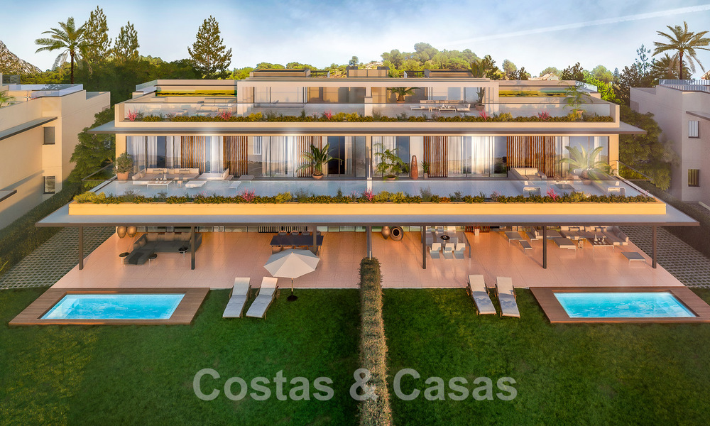 Nouveau projet d'appartements de prestige à vendre avec piscine privée à côté du terrain de golf à East Marbella 52421