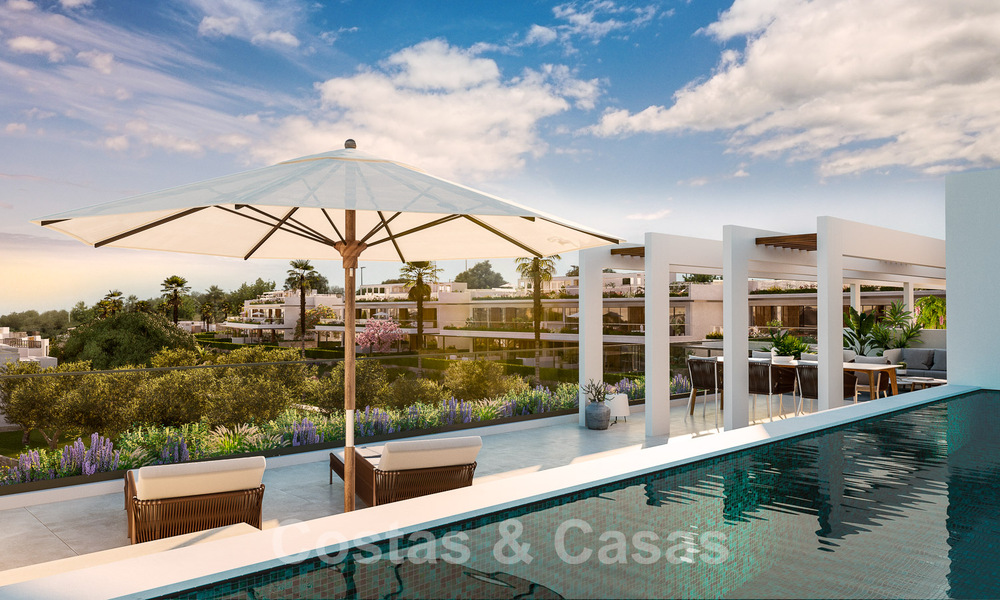 Nouveau projet d'appartements de prestige à vendre avec piscine privée à côté du terrain de golf à East Marbella 52422