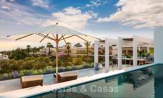 Nouveau projet d'appartements de prestige à vendre avec piscine privée à côté du terrain de golf à East Marbella 52422 
