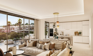 Nouveau projet d'appartements de prestige à vendre avec piscine privée à côté du terrain de golf à East Marbella 52424 