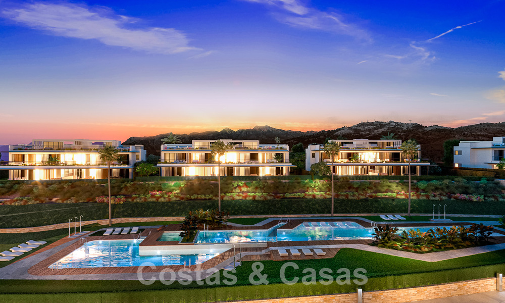 Nouveau projet d'appartements de prestige à vendre avec piscine privée à côté du terrain de golf à East Marbella 52426