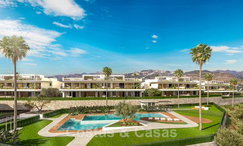 Nouveau projet d'appartements de prestige à vendre avec piscine privée à côté du terrain de golf à East Marbella 52427