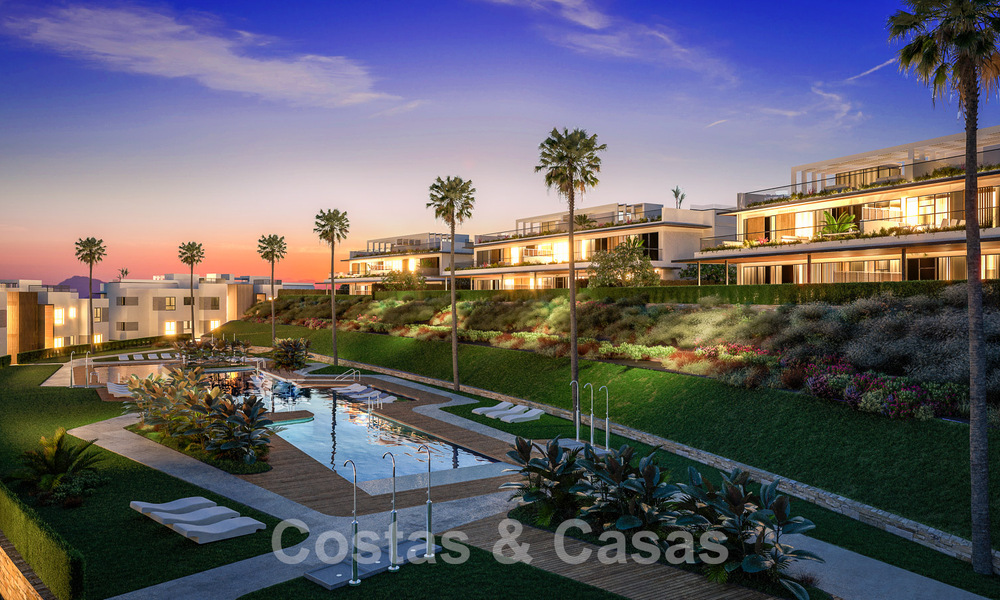 Nouveau projet d'appartements de prestige à vendre avec piscine privée à côté du terrain de golf à East Marbella 52428