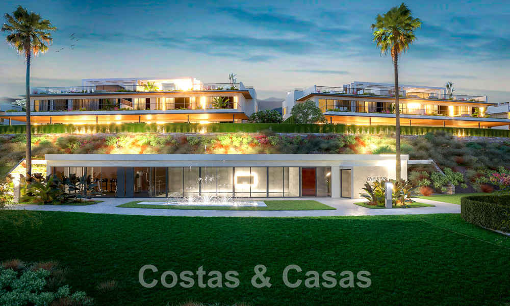 Nouveau projet d'appartements de prestige à vendre avec piscine privée à côté du terrain de golf à East Marbella 52429