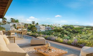 Nouveau projet d'appartements de prestige à vendre avec piscine privée à côté du terrain de golf à East Marbella 52432 