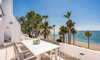 Penthouse contemporain rénové à vendre dans un complexe balnéaire avec vue sur la mer, sur le nouveau Golden Mile entre Marbella et Estepona 52891 