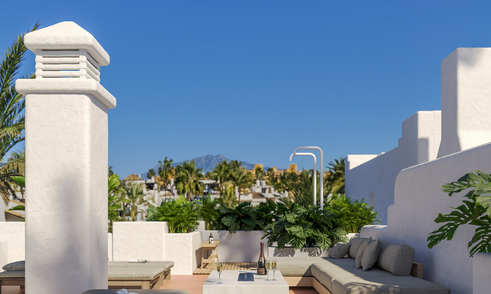 Penthouse de luxe sophistiqué à vendre dans un complexe en bord de mer sur le nouveau Golden Mile entre Marbella et Estepona 52990