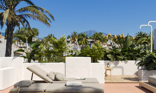 Penthouse de luxe sophistiqué à vendre dans un complexe en bord de mer sur le nouveau Golden Mile entre Marbella et Estepona 52991 