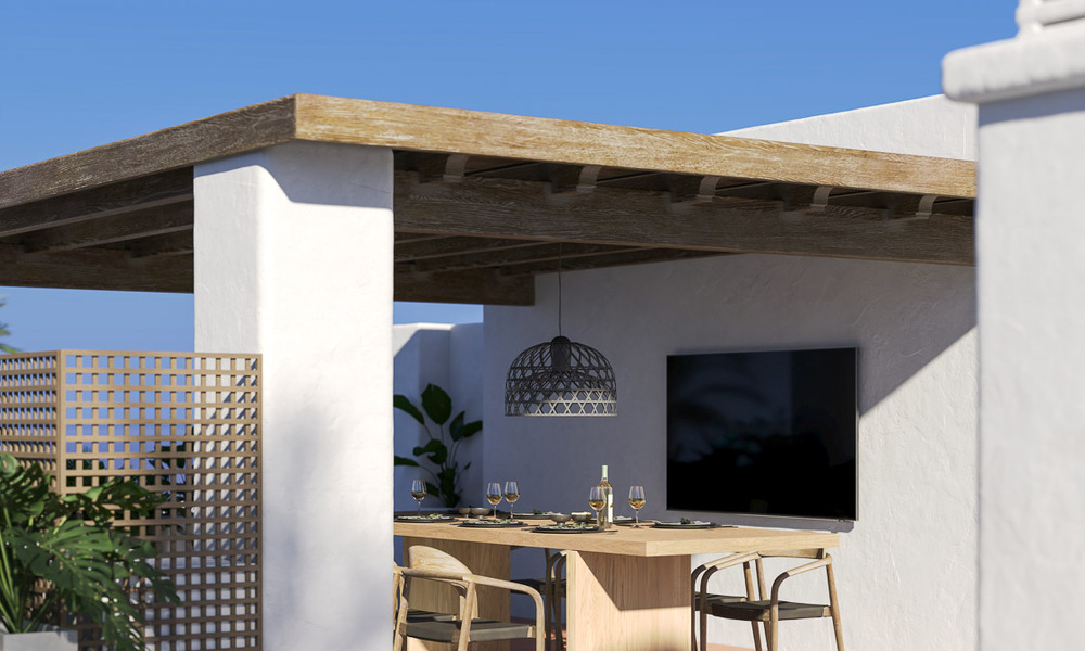 Penthouse de luxe sophistiqué à vendre dans un complexe en bord de mer sur le nouveau Golden Mile entre Marbella et Estepona 53003
