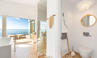 Magnifique penthouse contemporain à vendre avec une vue exceptionnelle sur la mer et à quelques pas de la plage à Fuengirola- Benalmadena, Costa del Sol 54271 