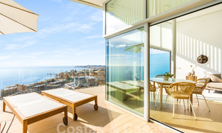 Magnifique penthouse contemporain à vendre avec une vue exceptionnelle sur la mer et à quelques pas de la plage à Fuengirola- Benalmadena, Costa del Sol 54276 
