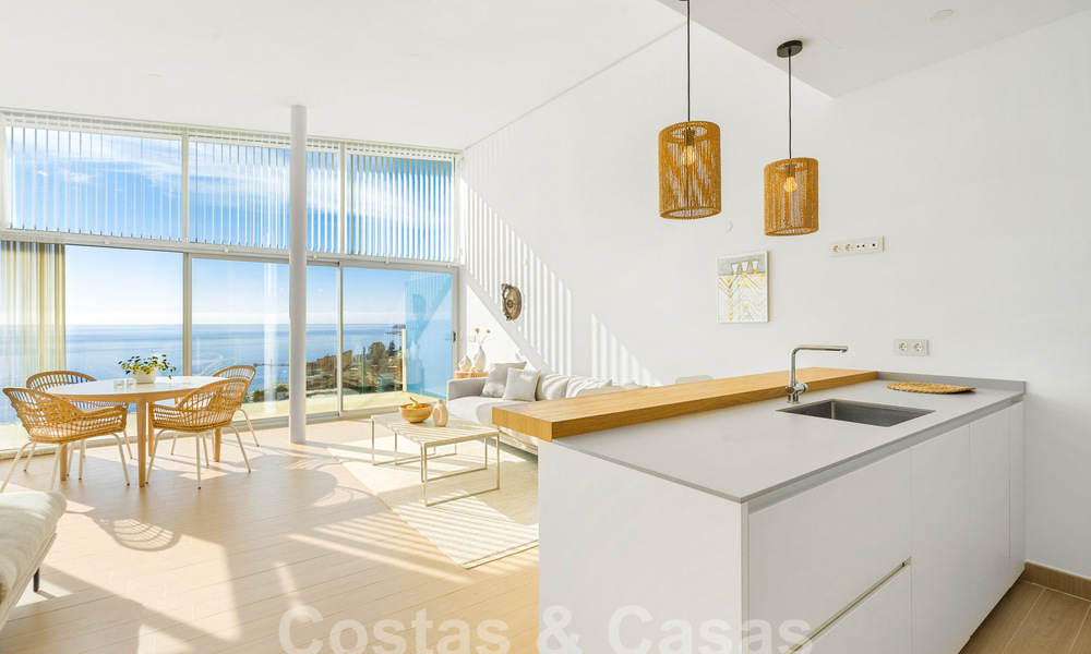 Magnifique penthouse contemporain à vendre avec une vue exceptionnelle sur la mer et à quelques pas de la plage à Fuengirola- Benalmadena, Costa del Sol 54277