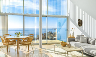 Magnifique penthouse contemporain à vendre avec une vue exceptionnelle sur la mer et à quelques pas de la plage à Fuengirola- Benalmadena, Costa del Sol 54278 