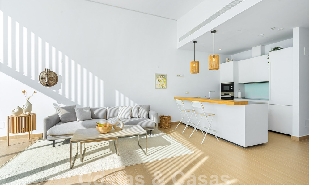 Magnifique penthouse contemporain à vendre avec une vue exceptionnelle sur la mer et à quelques pas de la plage à Fuengirola- Benalmadena, Costa del Sol 54281