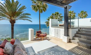 Penthouse supérieur de front de mer à vendre avec vue frontale sur la mer à Puente Romano sur le Golden Mile de Marbella 52917 