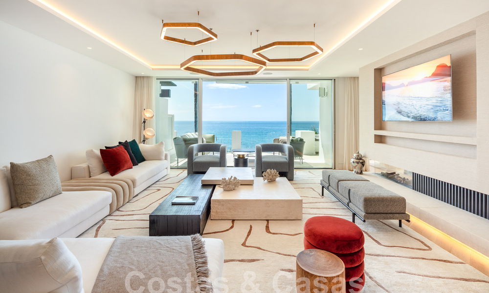 Penthouse supérieur de front de mer à vendre avec vue frontale sur la mer à Puente Romano sur le Golden Mile de Marbella 52927